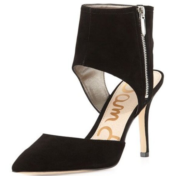 Sam Edelman - "Zaida" Platform Zipper Pump/Heel - Blue, Size 7.5 - Picture 1 of 9